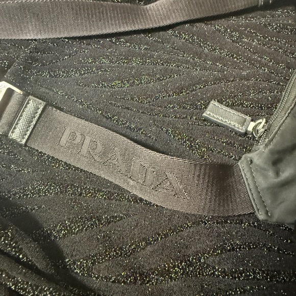 Prada Black Fanny Pack Double Zip Adjustable - Picture 10 of 12